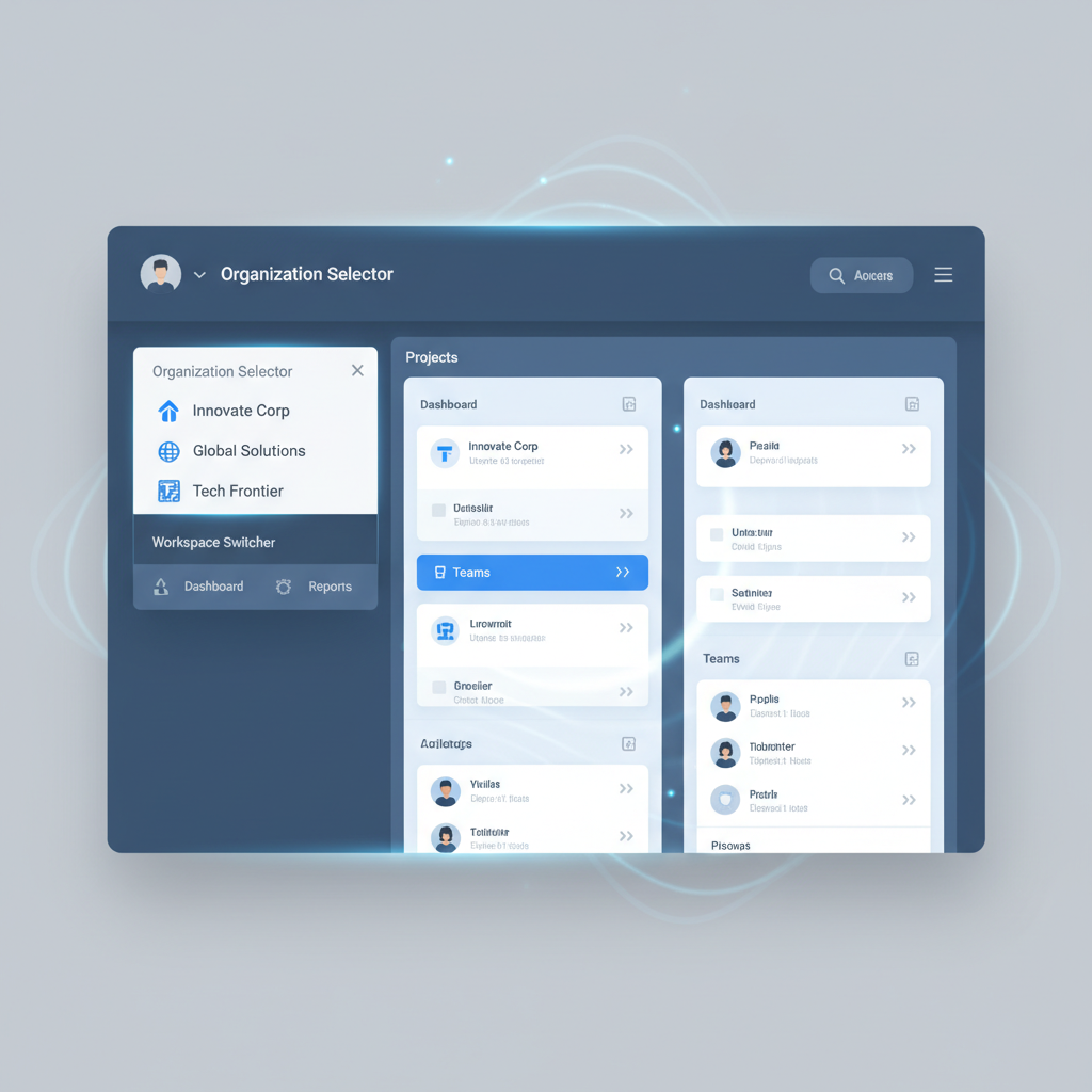 Managing Multiple Organizations: Switching Contexts in RuleWise
